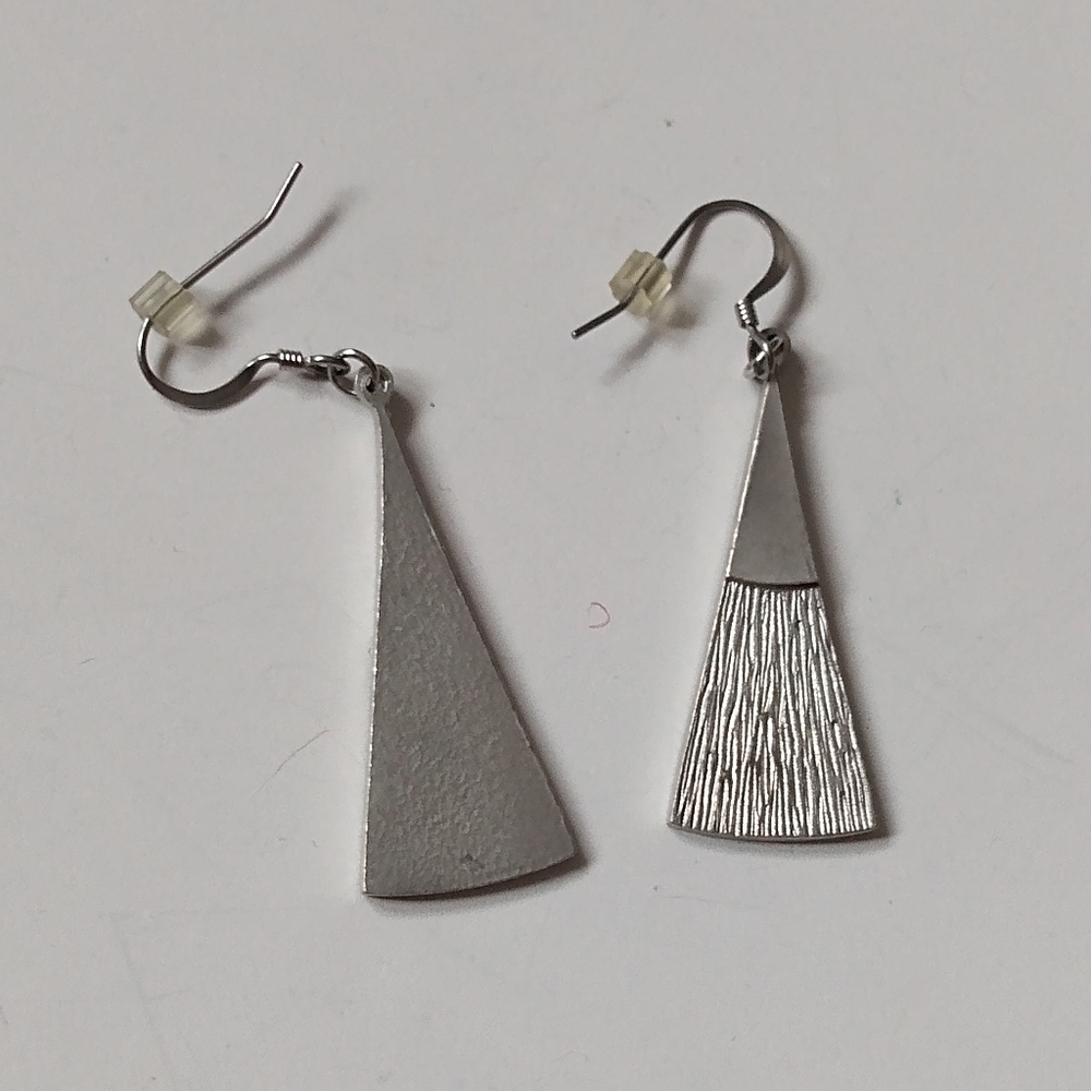 Amos Pewter Horizon Earrings Shepherd Hook Earrings